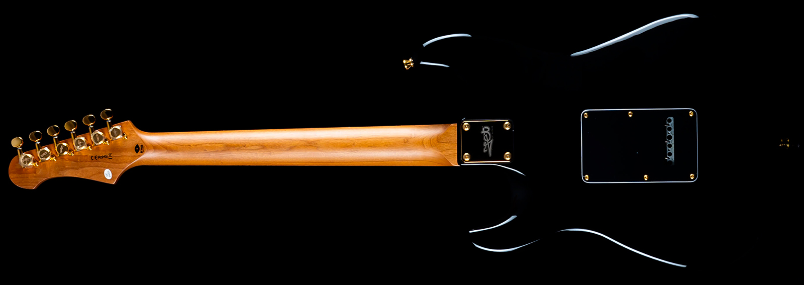 Jet Guitars Js380 Bk G 3s Trem Rw - Black - Guitarra eléctrica con forma de str. - Variation 1