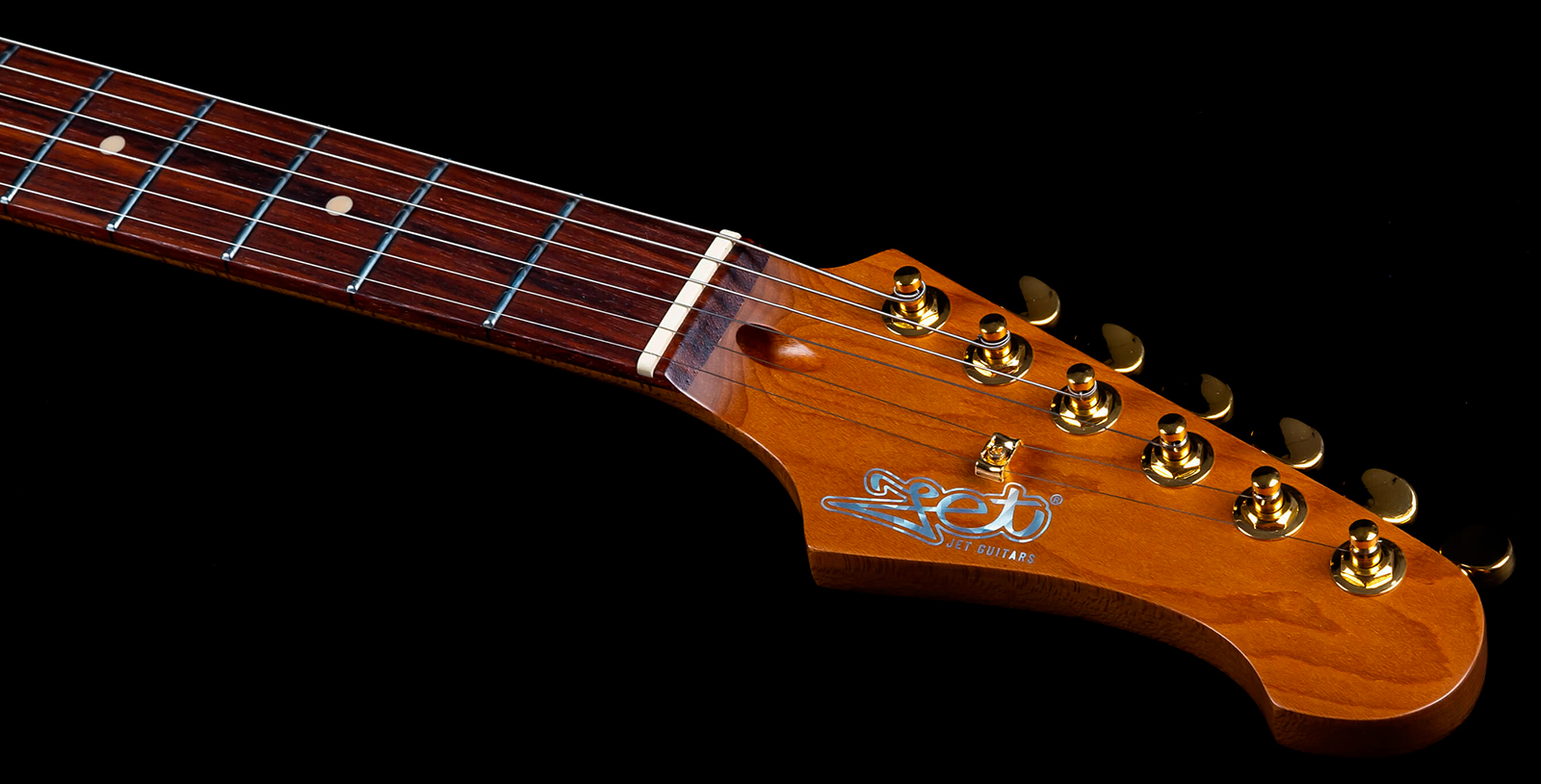 Jet Guitars Js380 Bk G 3s Trem Rw - Black - Guitarra eléctrica con forma de str. - Variation 4