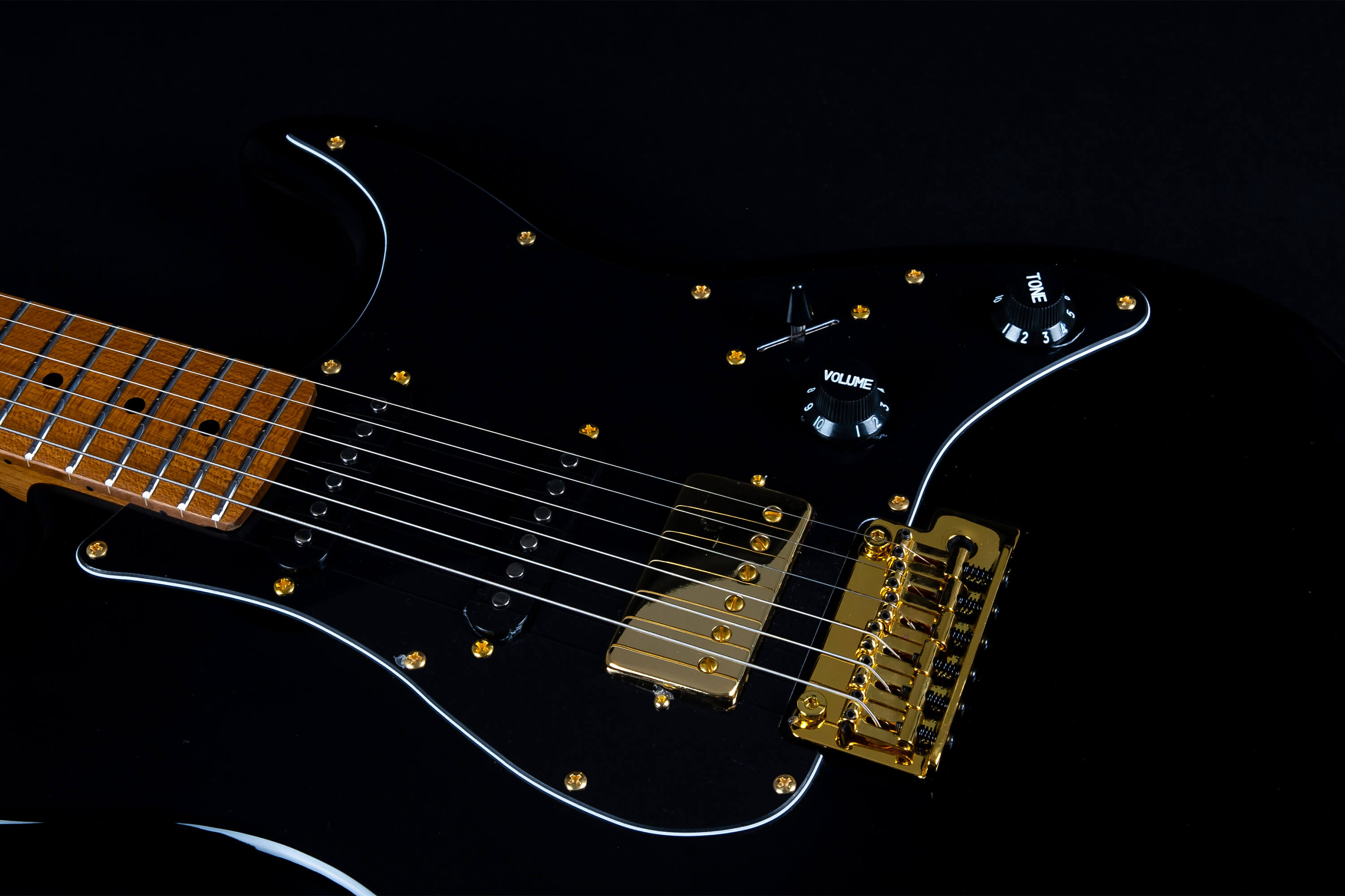 Jet Guitars Js400 Bk G Hss Ht Rw - Black - Guitarra eléctrica con forma de str. - Variation 3