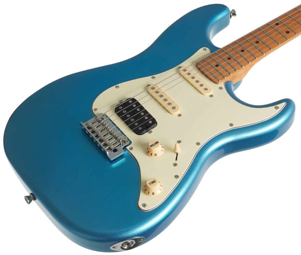 Jet Guitars Js400 Lpb Hss Trem Mn - Lake Placid Blue - Guitarra eléctrica con forma de str. - Variation 2