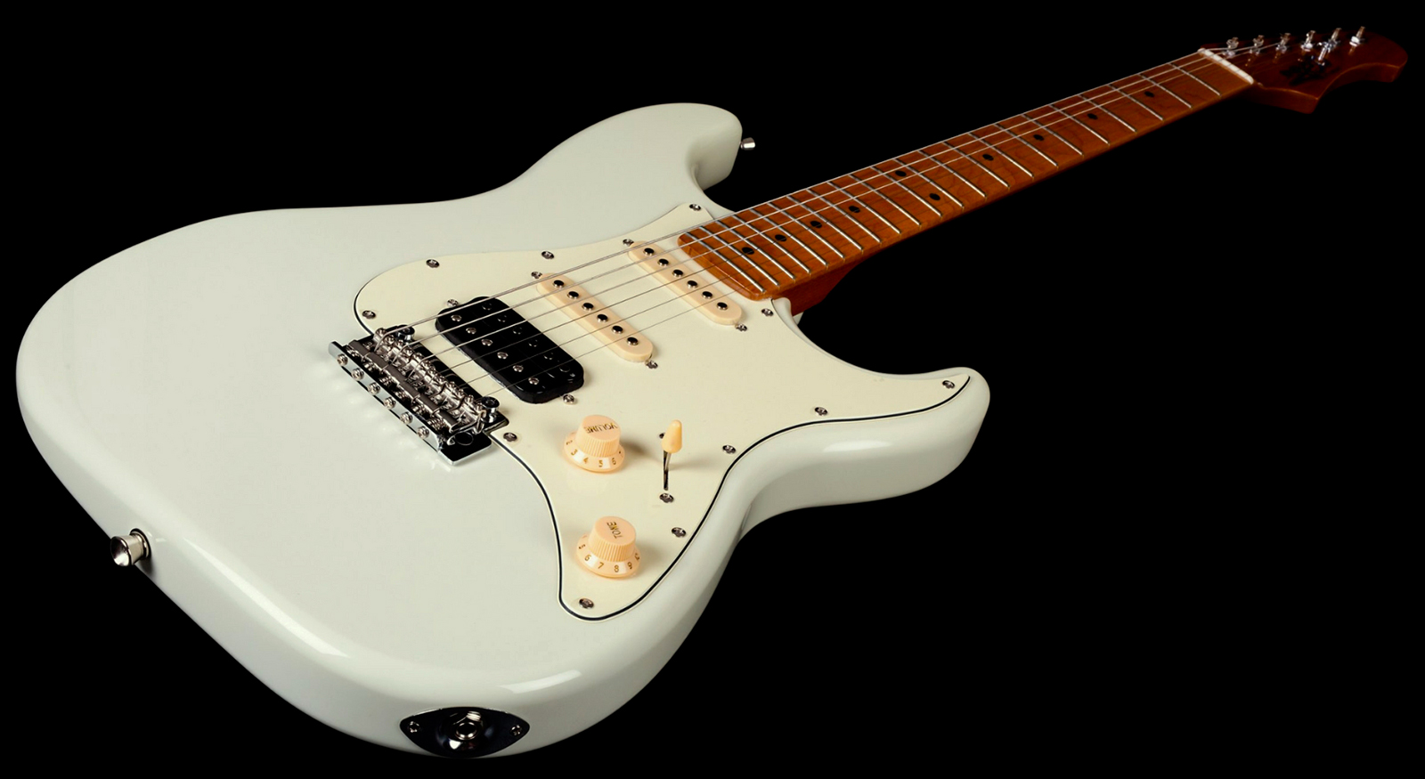 Jet Guitars Js400 Ow Hss Trem Mn - Olympic White - Guitarra eléctrica con forma de str. - Variation 2