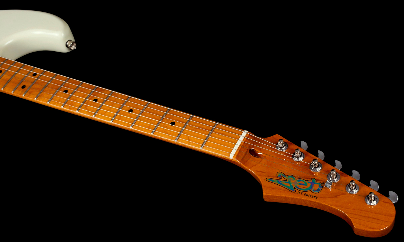 Jet Guitars Js400 Ow Hss Trem Mn - Olympic White - Guitarra eléctrica con forma de str. - Variation 4