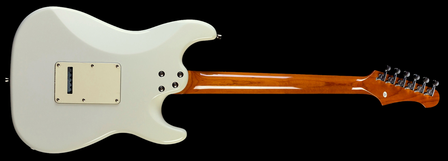 Jet Guitars Js400 Ow Lh Gaucher Hss Trem Mn - White - Guitarra eléctrica con forma de str. - Variation 1