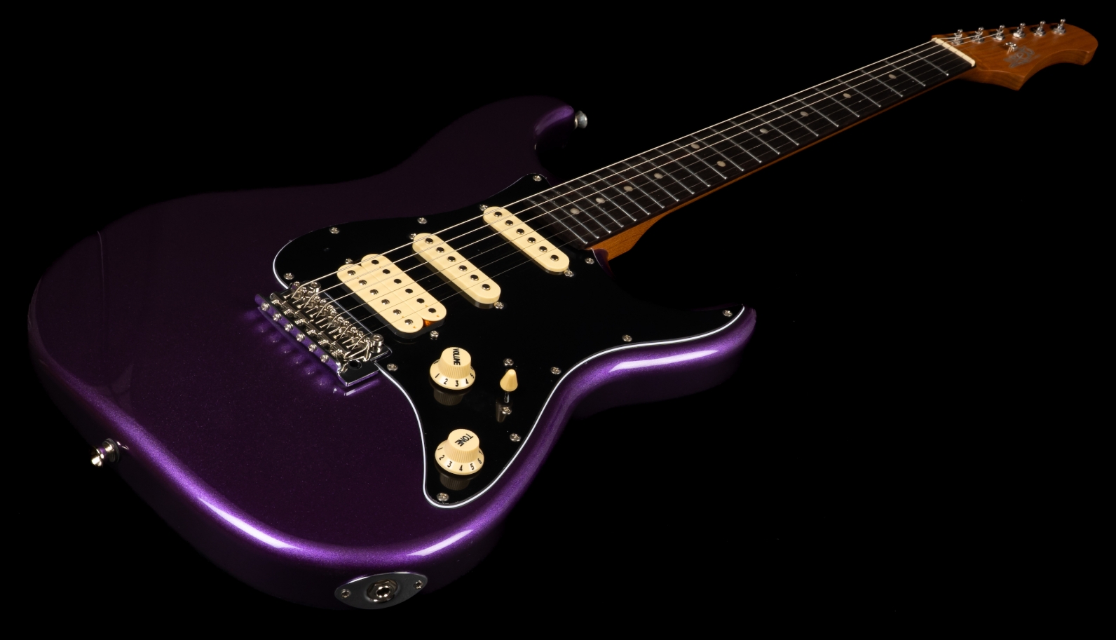 Jet Guitars Js400 Plm R Hss Trem Rw - Plum - Guitarra eléctrica con forma de str. - Variation 2