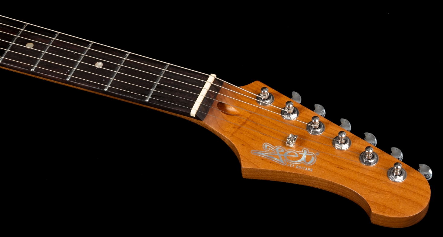 Jet Guitars Js400 Plm R Hss Trem Rw - Plum - Guitarra eléctrica con forma de str. - Variation 4