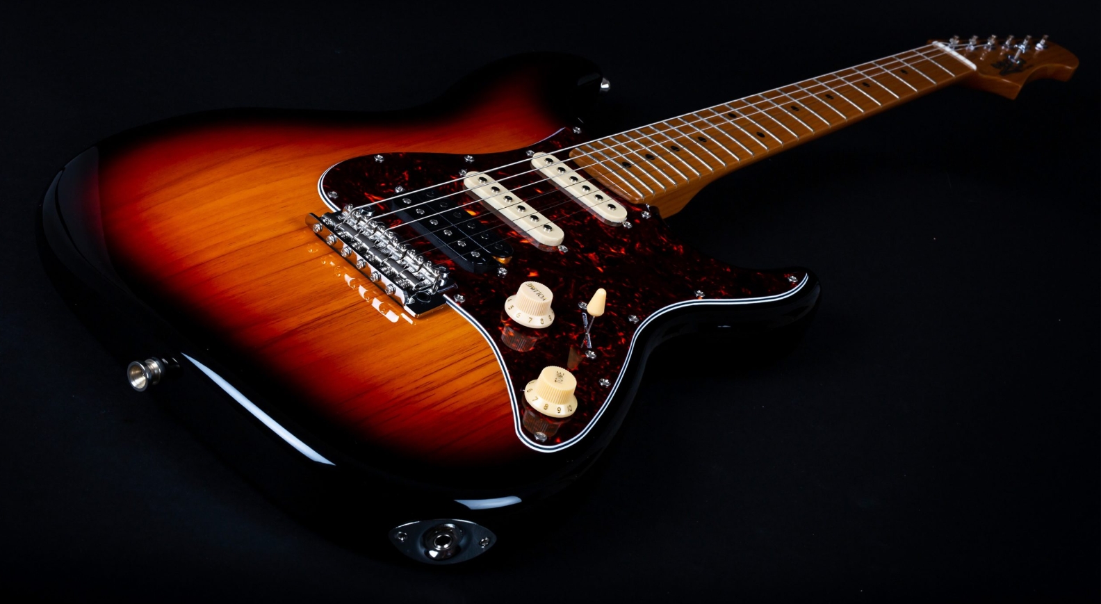 Jet Guitars Js400 Sb Lh Gaucher Hss Trem Mn - Sunburst - Guitarra eléctrica con forma de str. - Variation 2