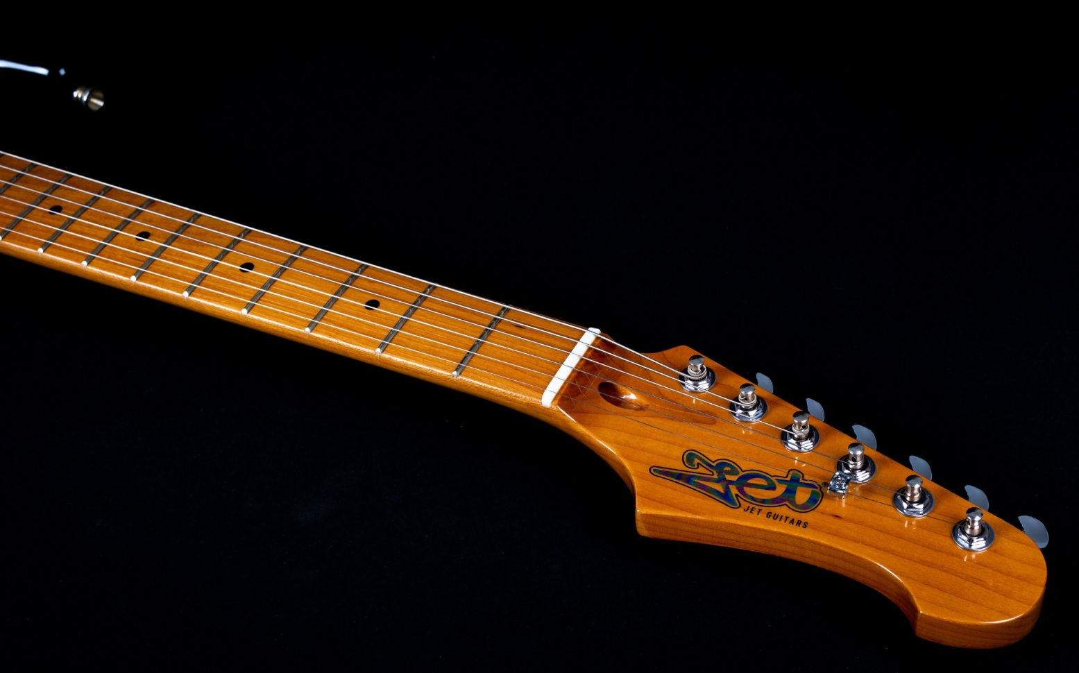 Jet Guitars Js400 Sb Lh Gaucher Hss Trem Mn - Sunburst - Guitarra eléctrica con forma de str. - Variation 4