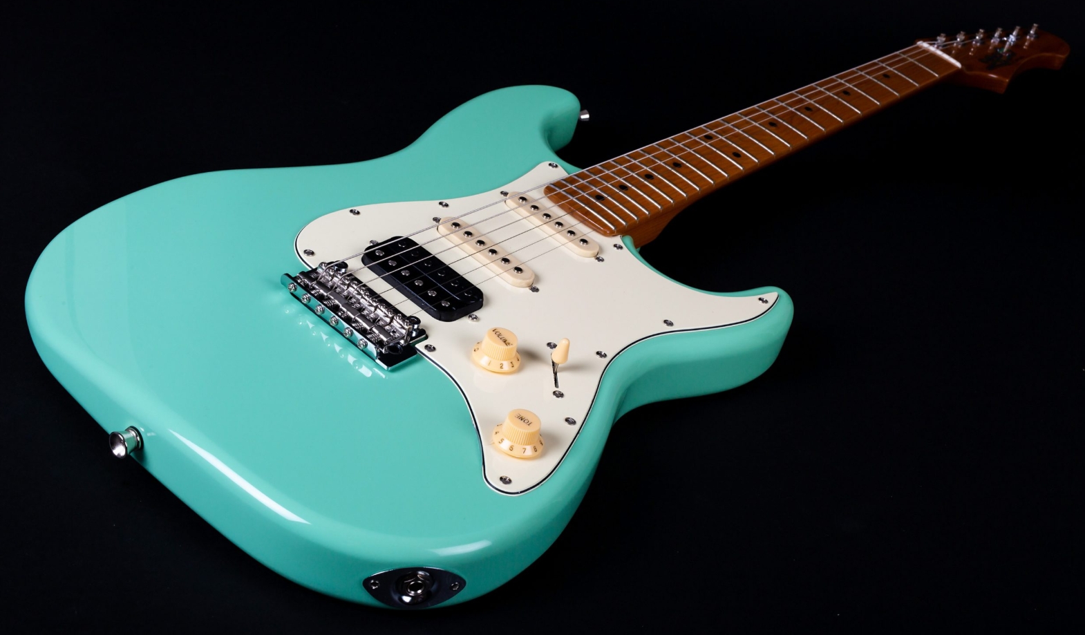 Jet Guitars Js400 Sg Hss Trem Mn - Sea Foam Green - Guitarra eléctrica con forma de str. - Variation 2