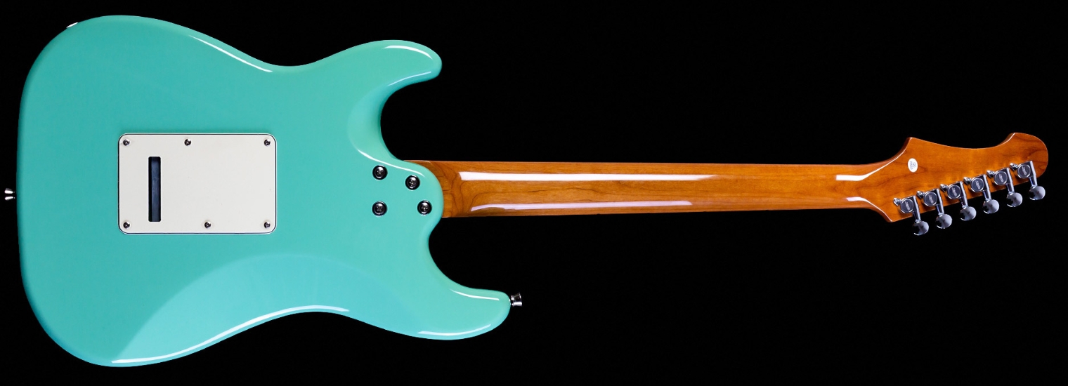 Jet Guitars Js400 Sg Lh Gaucher Hss Trem Mn - Sea Foam Green - Guitarra eléctrica con forma de str. - Variation 1
