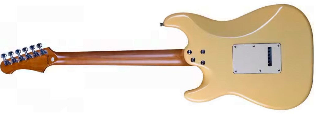 Jet Guitars Js400 Vyw Hss Trem Mn - Vintage Yellow - Guitarra eléctrica con forma de str. - Variation 1