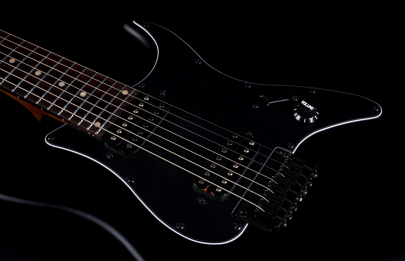 Jet Guitars Js407 Mbk 7c Baryton 2h Ht Rw - Matt Black - Guitarra eléctrica barítono - Variation 3
