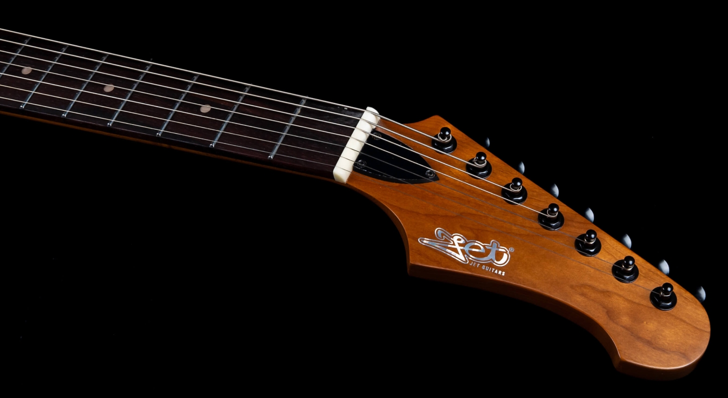 Jet Guitars Js407 Mbk 7c Baryton 2h Ht Rw - Matt Black - Guitarra eléctrica barítono - Variation 4