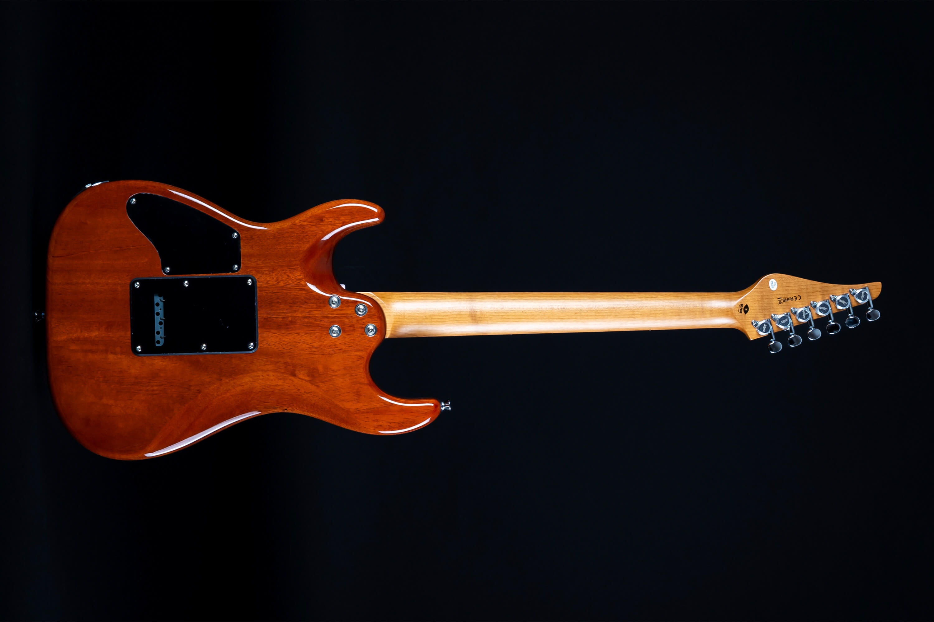 Jet Guitars Js45 Elite Hss Trem Rw - Fireburst Flame - Guitarra eléctrica con forma de str. - Variation 1
