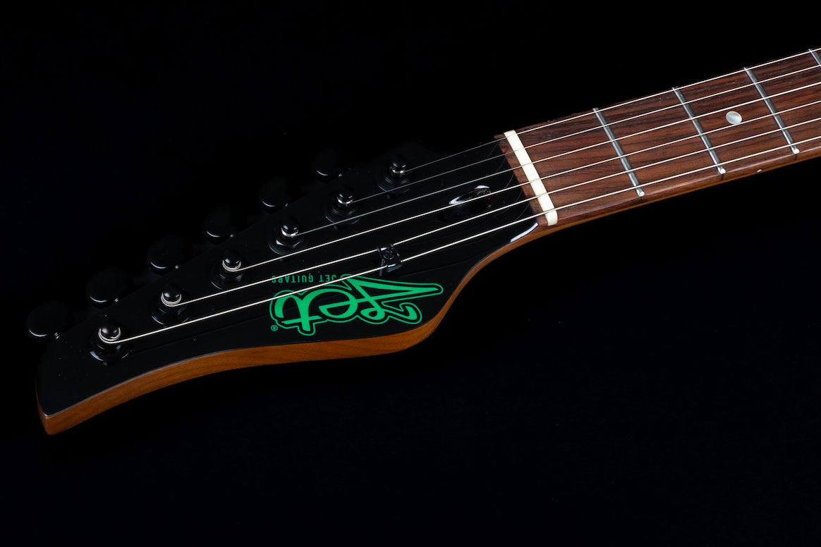 Jet Guitars Js450 Tgr Hss Trem Rw - Transparent Green - Guitarra eléctrica con forma de str. - Variation 4