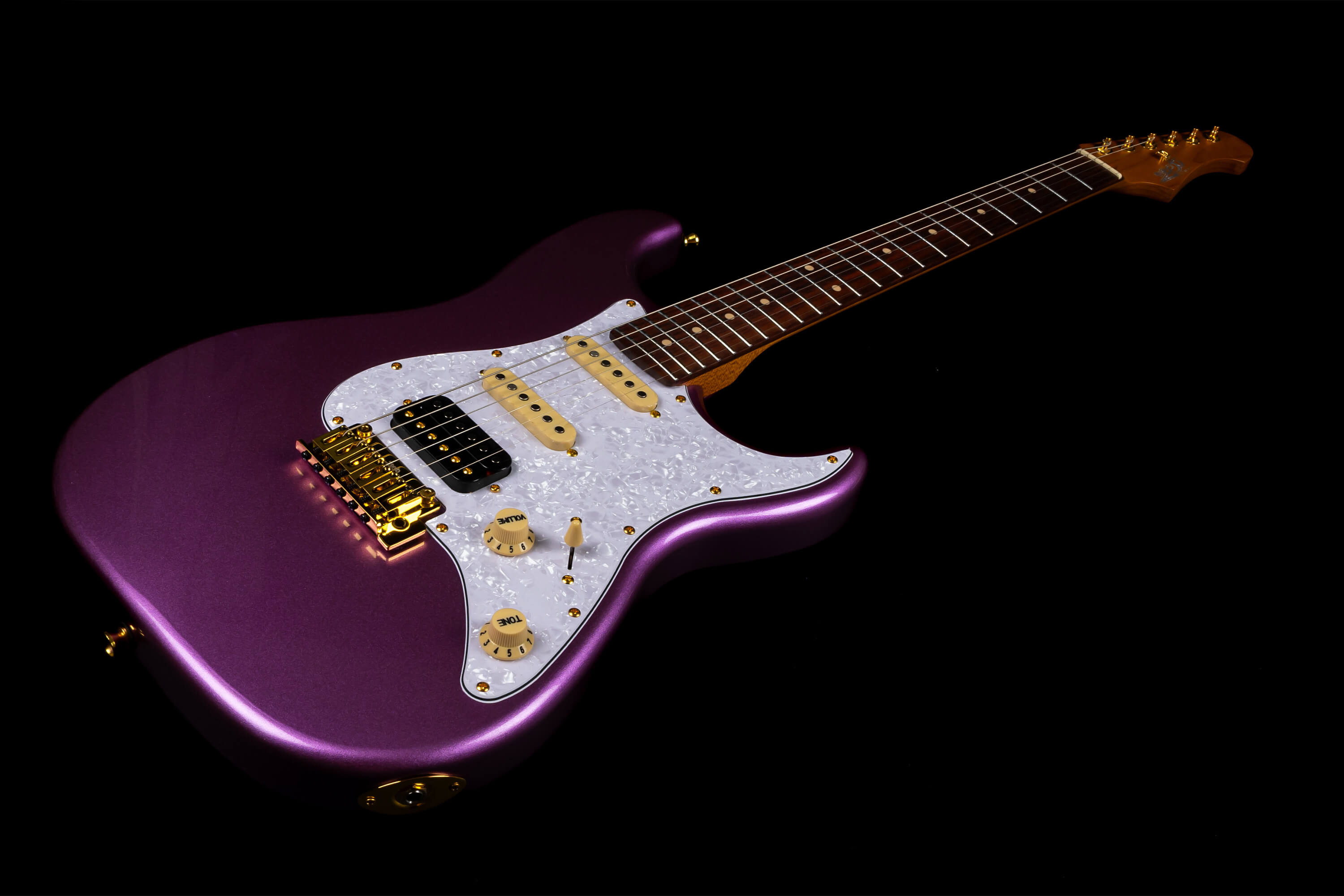 Jet Guitars Js480 Vi G Hss Trem Rw - Violet - Guitarra eléctrica con forma de str. - Variation 2