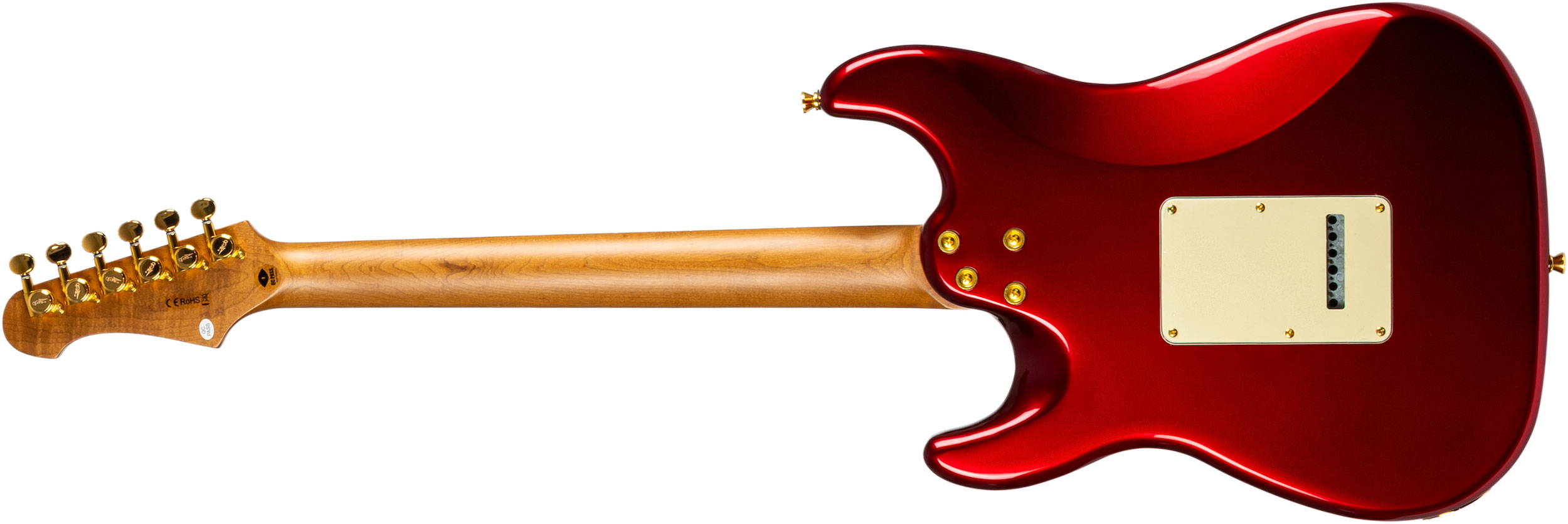 Jet Guitars Js480 Wr G Trem Hss Rw - Wine Red - Guitarra eléctrica con forma de str. - Variation 1