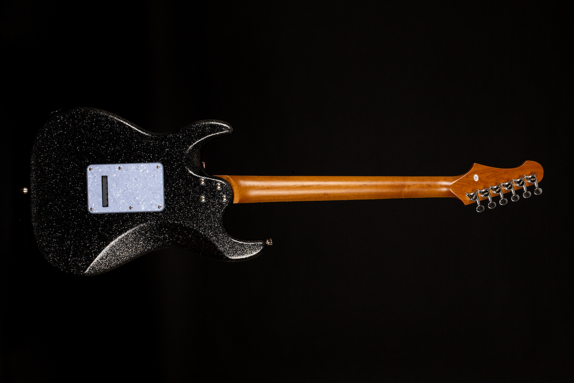 Jet Guitars Js500 Bls 2h Trem Eb - Black Sparkle - Guitarra eléctrica con forma de str. - Variation 1