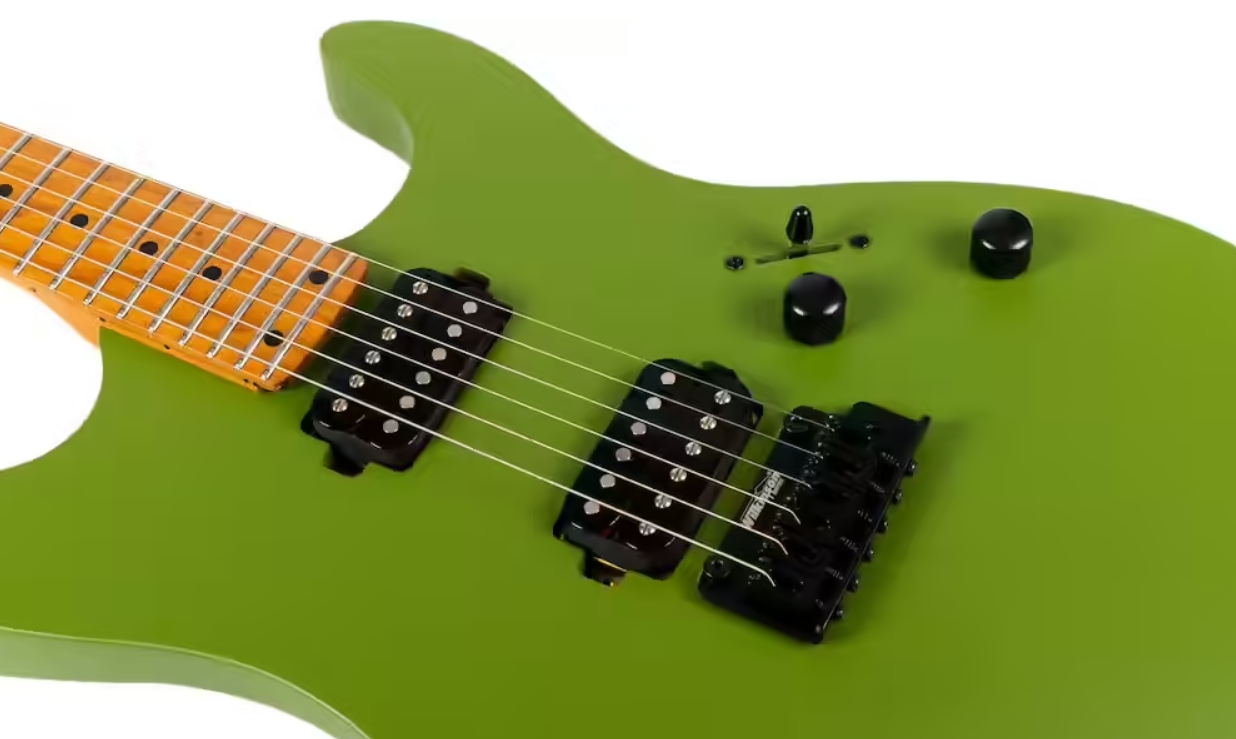 Jet Guitars Js500 Mgr 2h Trem Mn - Matt Green - Guitarra eléctrica con forma de str. - Variation 2
