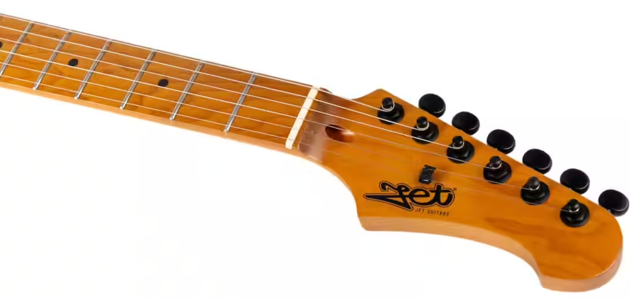 Jet Guitars Js500 Mgr 2h Trem Mn - Matt Green - Guitarra eléctrica con forma de str. - Variation 3