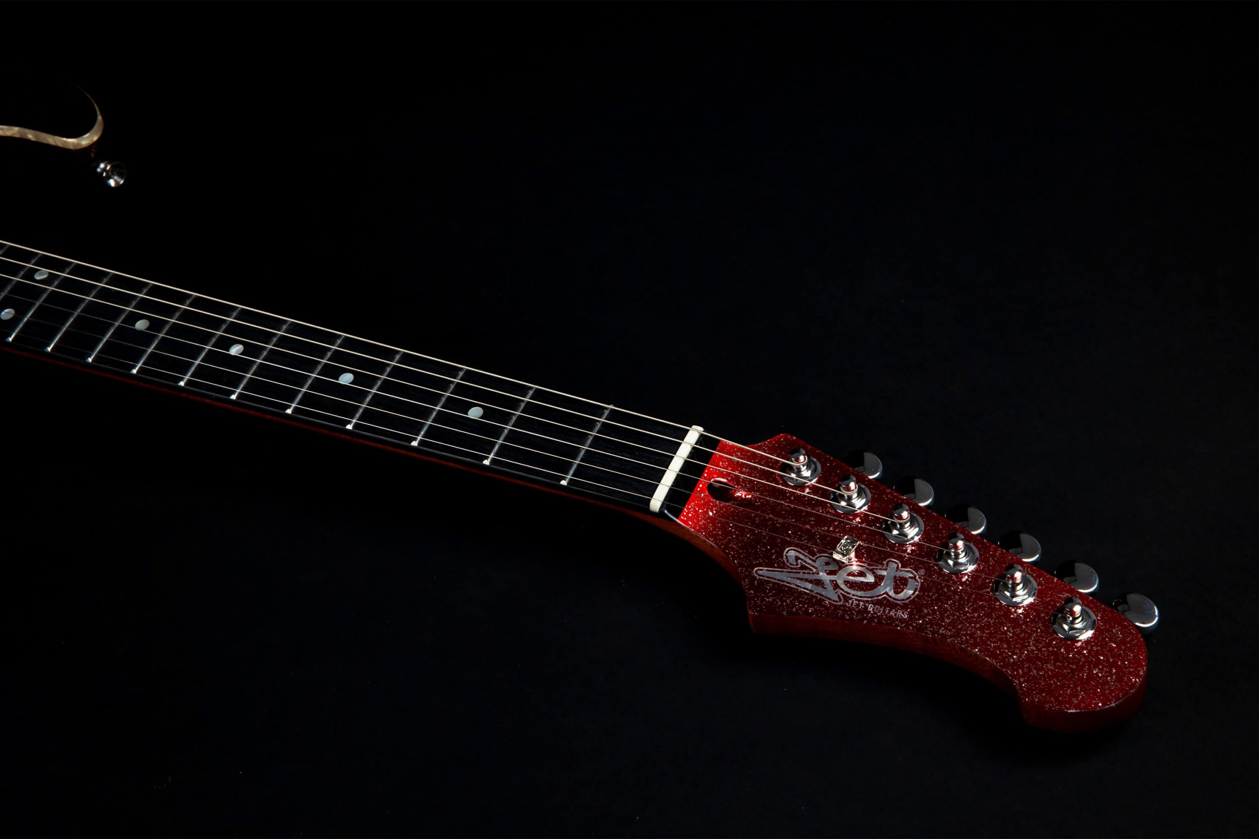 Jet Guitars Js500 Rds 2h Trem Eb - Red Sparkle - Guitarra eléctrica con forma de str. - Variation 4