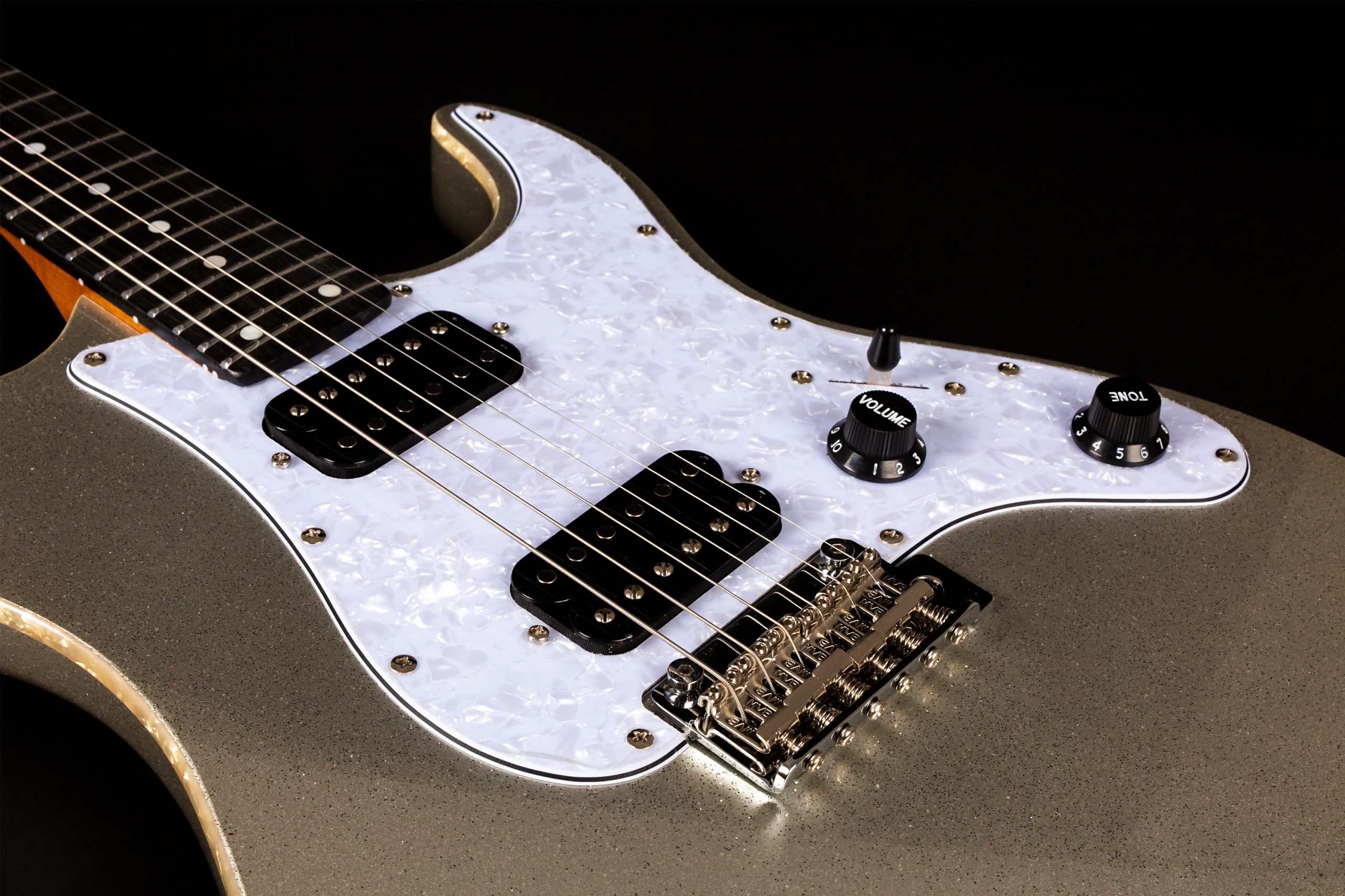 Jet Guitars Js500 Sls 2h Trem Eb - Silver Sparkle - Guitarra eléctrica con forma de str. - Variation 4