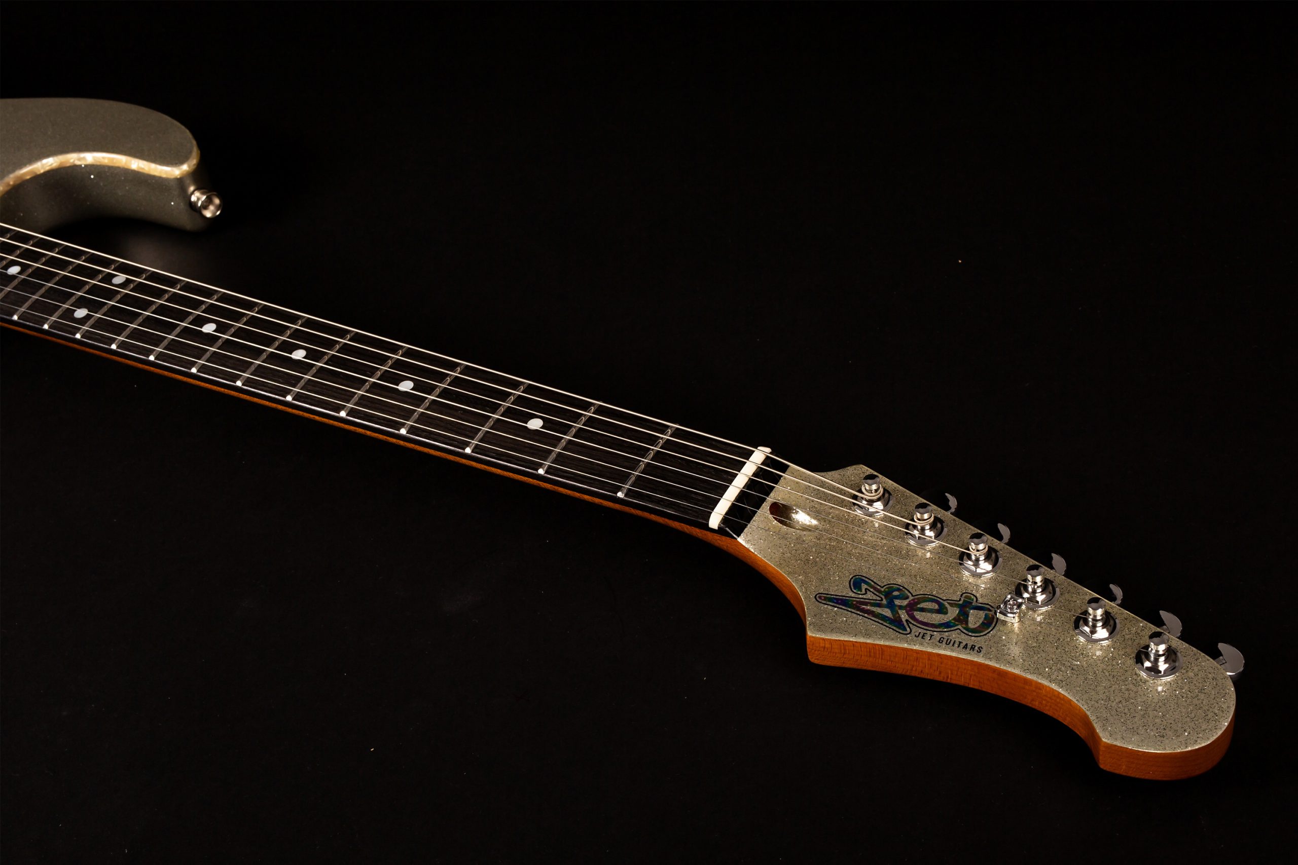 Jet Guitars Js500 Sls 2h Trem Eb - Silver Sparkle - Guitarra eléctrica con forma de str. - Variation 5