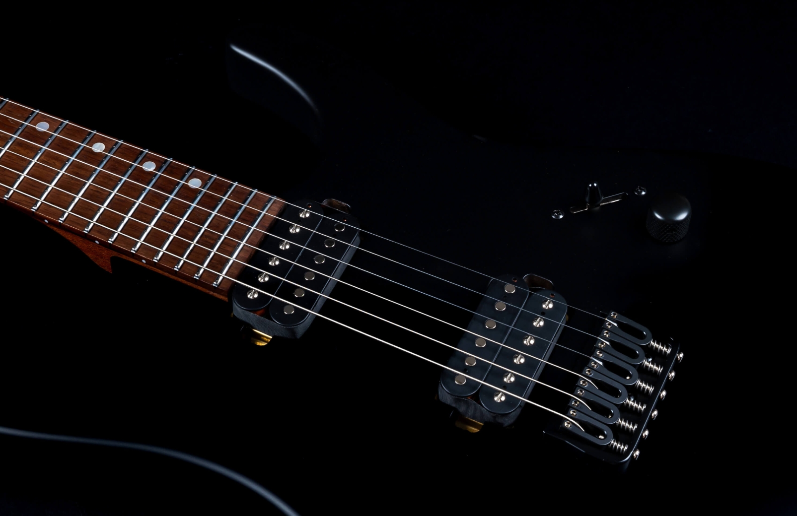 Jet Guitars Js501 Stygian 2h Ht Rw - Satin Black - Guitarra eléctrica con forma de str. - Variation 4