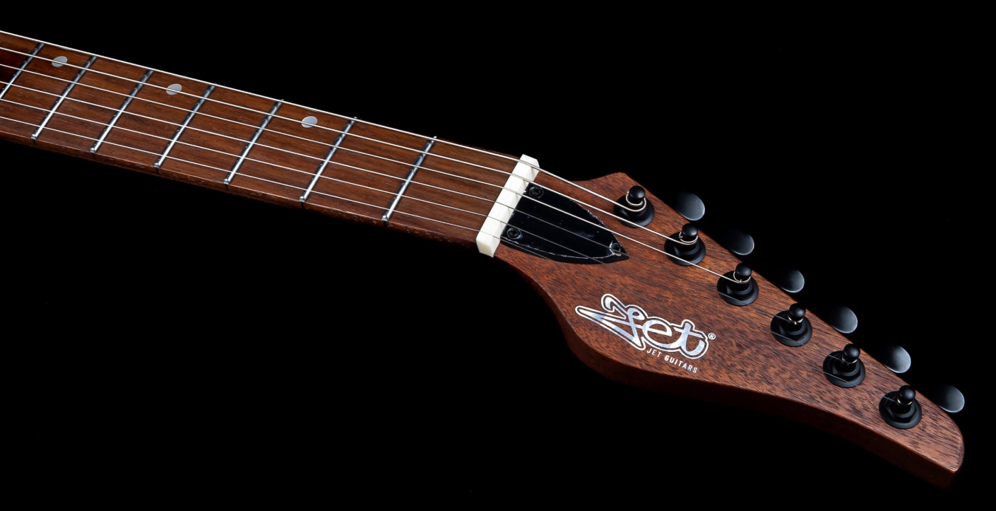 Jet Guitars Js501 Stygian 2h Ht Rw - Satin Black - Guitarra eléctrica con forma de str. - Variation 5