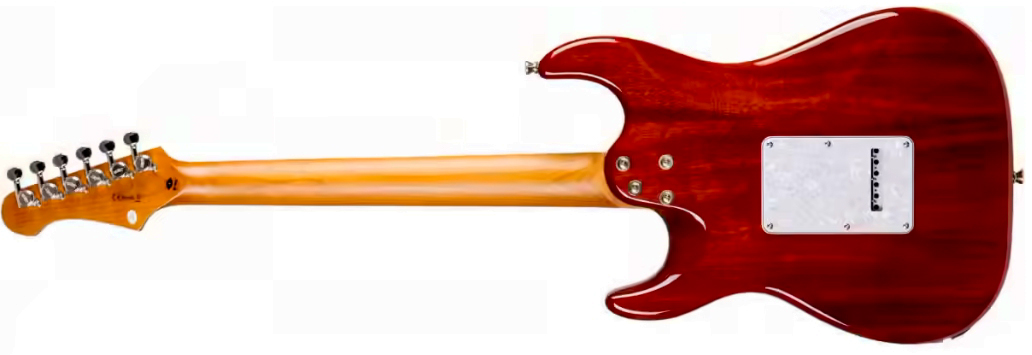 Jet Guitars Js600 Tgr Trem Hss Mn - Transparent Green - Guitarra eléctrica con forma de str. - Variation 1