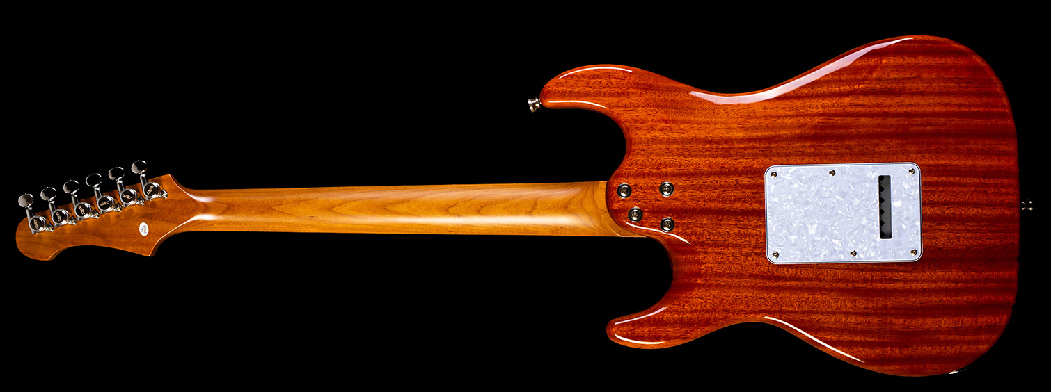 Jet Guitars Js600 Trs Trem Hss Mn - Transparent Red - Guitarra eléctrica con forma de str. - Variation 1