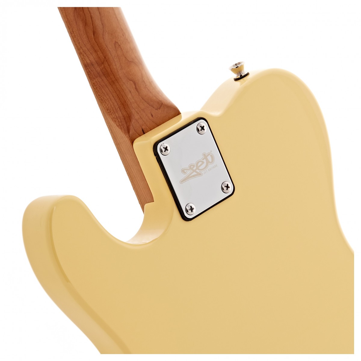 Jet Guitars Jt300 Bts 2s Ht Mn - Blonde - Guitarra eléctrica con forma de tel - Variation 4