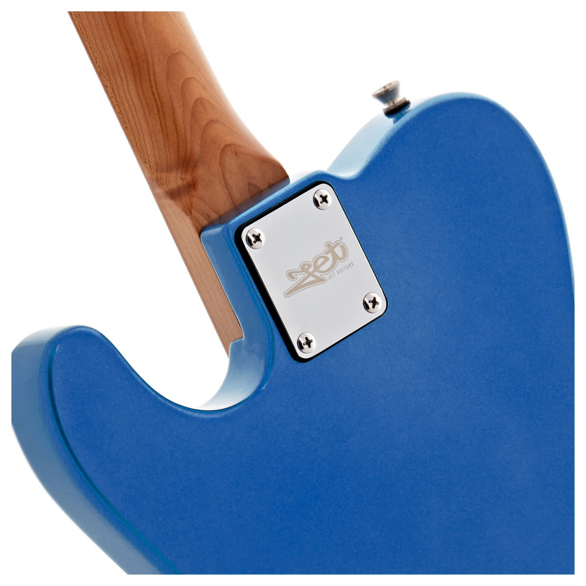 Jet Guitars Jt300 Lpb 2s Ht Mn - Lake Placid Blue - Guitarra eléctrica con forma de tel - Variation 4