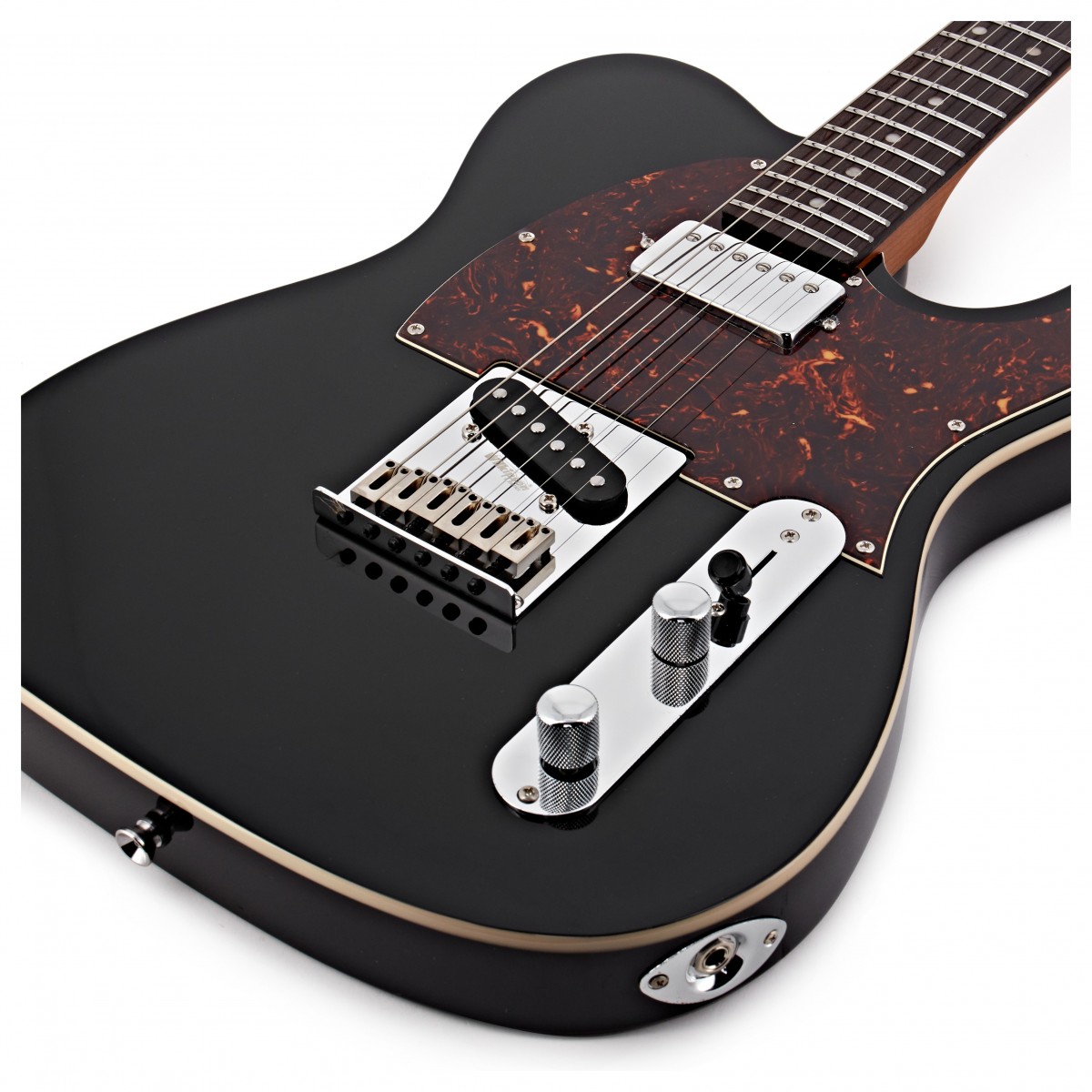 Jet Guitars Jt350 Bk R Hs Ht Rw - Black - Guitarra eléctrica con forma de tel - Variation 3