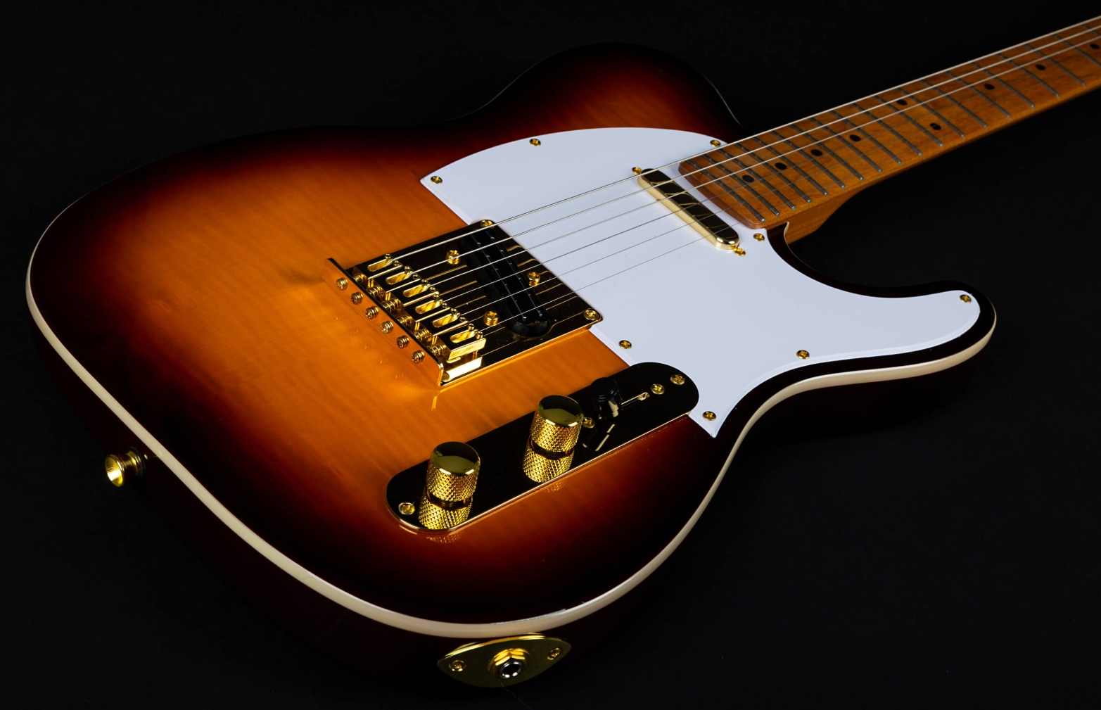 Jet Guitars Jt600 Bs G Hs Ht Gh Mn - Tobacco Burst - Guitarra eléctrica con forma de tel - Variation 3