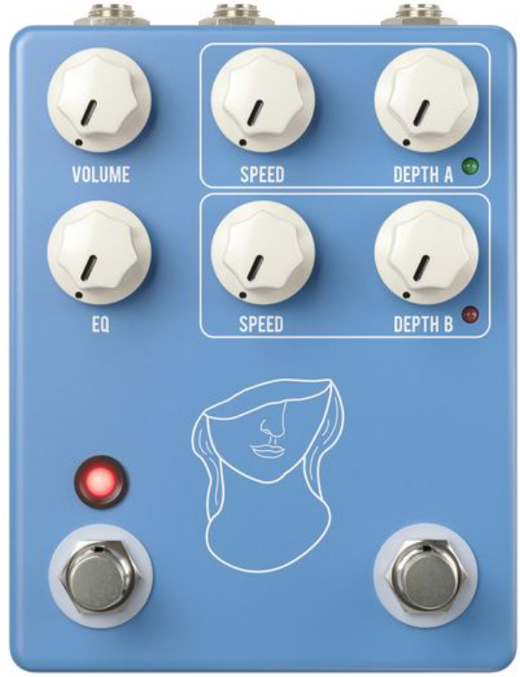 Jhs Madison Cunningham Artificial Blonde Vibrato Signature - Pedal de chorus / flanger / phaser / modulación / trémolo - Main picture