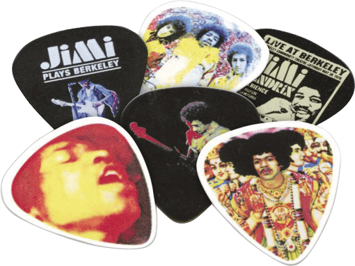 Jim Dunlop Jimi Hendrix Jh-pt01m Experienced (lot De 12) - Púas - Variation 1