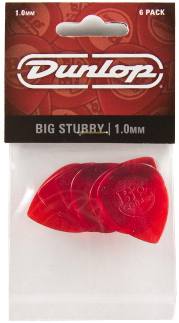 Púas Jim dunlop 475P1 Big Stubby 1mm Player's Pack Set (x6)