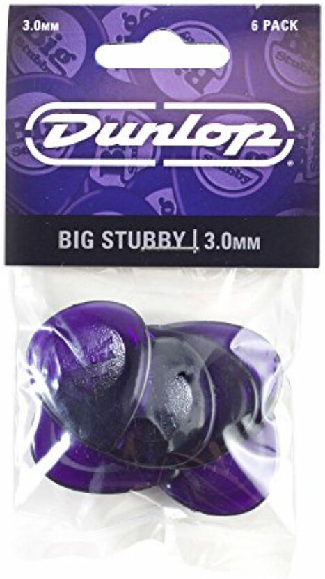 Jim Dunlop 475p3 Big Stubby Players Pack 3mm 6-set - Púas - Main picture