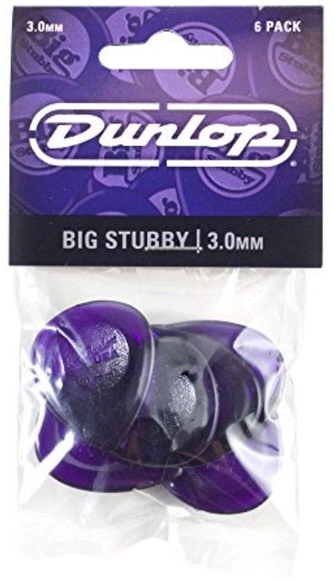 Púas Jim dunlop 475P3 Big Stubby 3mm Player's Pack Set (x6)