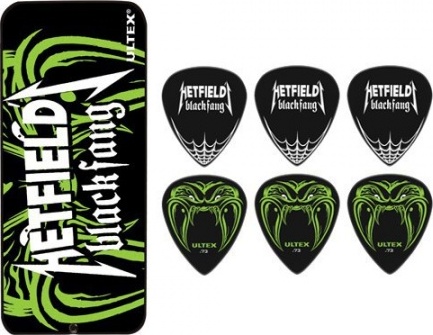 Jim Dunlop Lot De 6 James Hetfield Blackfang Ultex Collector Box 0.73mm - Púas - Main picture