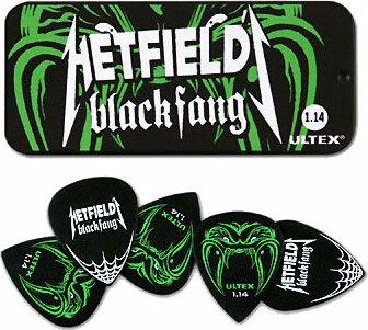 Jim Dunlop Lot De 6 James Hetfield Blackfang Ultex Collector Box 1.14mm - Púas - Main picture