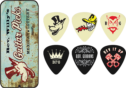 Jim Dunlop Lot De 6 Rev. Willy Mexican Lottery Heavy - Púas - Main picture