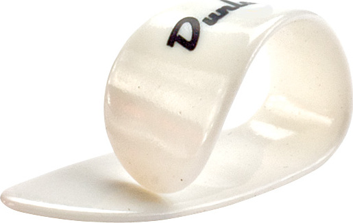 Jim Dunlop Thumbpick Plastic 9002 Pouce Medium White - Púas - Main picture