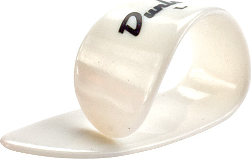 Jim Dunlop Thumbpick Plastic 9003 Pouce Large White (sachet De 12) - Púas - Main picture