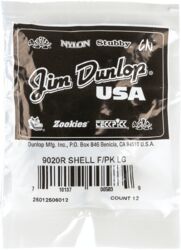 Púas Jim dunlop 9020 FINGERPICK PLASTIC DOIGT LARGE SHELL PACK DE 12