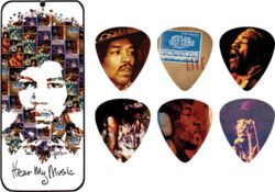Púas Jim dunlop Jimi Hendrix JH-PT07M Hear My Music