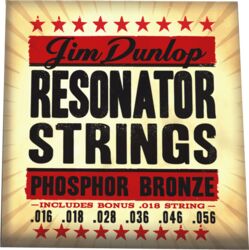 Cuerdas guitarra acústica Jim dunlop Resonator Strings 16-56 - Juego de cuerdas