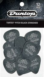 Púas Jim dunlop Tortex Pitch Black 488 1.14mm Set (x12)