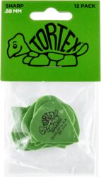 Púas Jim dunlop 412P88 Tortex Sharp Pack de 12 - 0.88mm