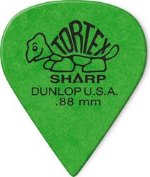 Púas Jim dunlop Tortex Sharp 412R 0.88mm